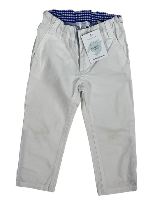 JACADI 2 ans pantalon blanc (défaut)