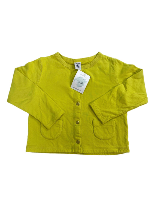 PETIT BATEAU 5 ans Gilet jaune vert