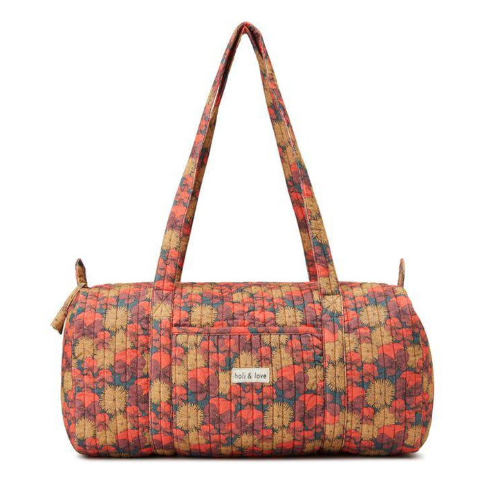 HOLI AND LOVE outlet sac week end orange fleurs