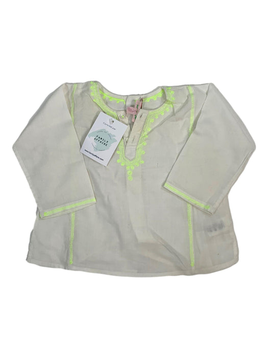 BONPOINT 12 mois blouse broderie fluo