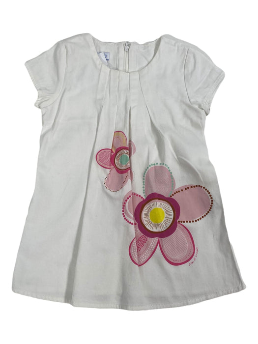 FILOU & FRIENDS 3 ans Robe blanche fleurs