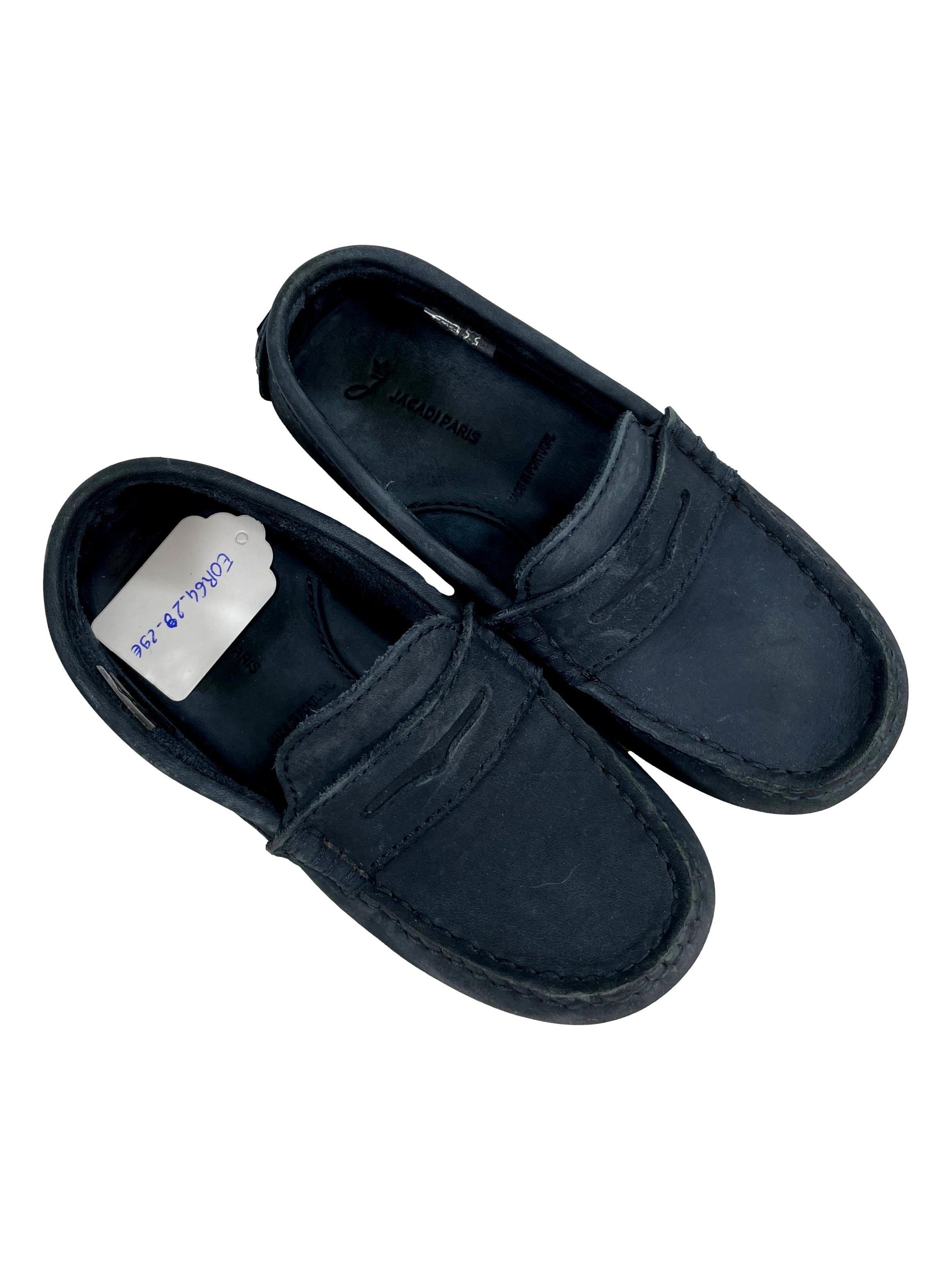 JACADI 28 Mocassin bleu marine