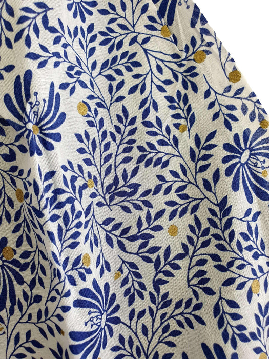 LISON OUTLET Robe bleu fleurs 4 ans