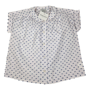 AMAIA outlet blouse plumetis bleu 4 ans