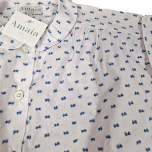 AMAIA outlet blouse plumetis bleu 4 ans