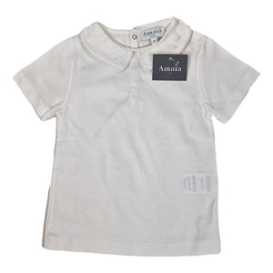 AMAIA outlet tee shirt col blanc 2 ans, 3 ans