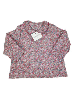 AMAIA outlet 6 m, 12m blouse fleurs roses