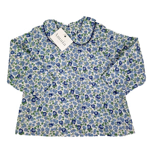 AMAIA outlet 6m, 4 ans blouse fleurs bleu