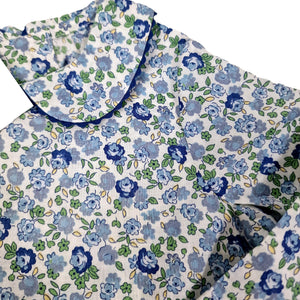 AMAIA outlet 6m, 4 ans blouse fleurs bleu