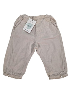 TARTINE ET CHOCOLAT pantalon velours beige 12m