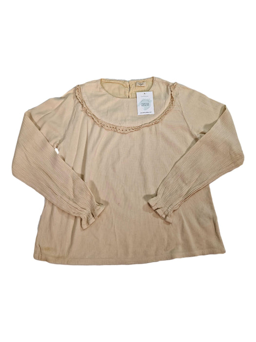 BUHO blouse écru et dentelle 12 ans