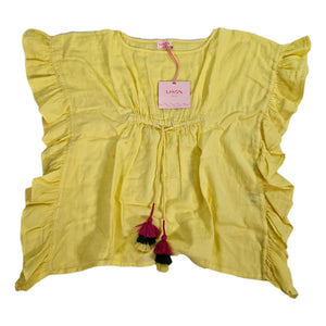 LISON outlet caftan jaune 2/4 ans et 14/16 ans