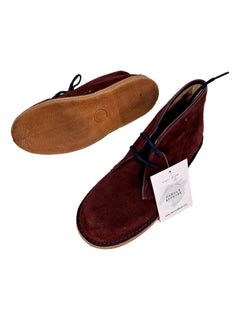 JACADI 33 boots nubuck bordeaux