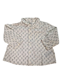 BONPOINT chemise motif gris 6m