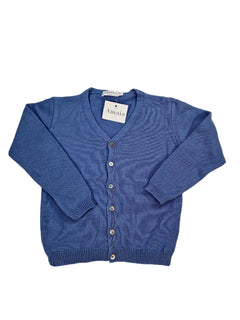 AMAIA outlet gilet bleu ciel 3,4 ans