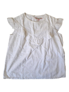 BONPOINT blouse blanche 6 ans