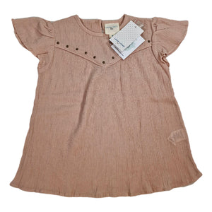 LOUIS LOUISE outlet 6 ans top rose poudre