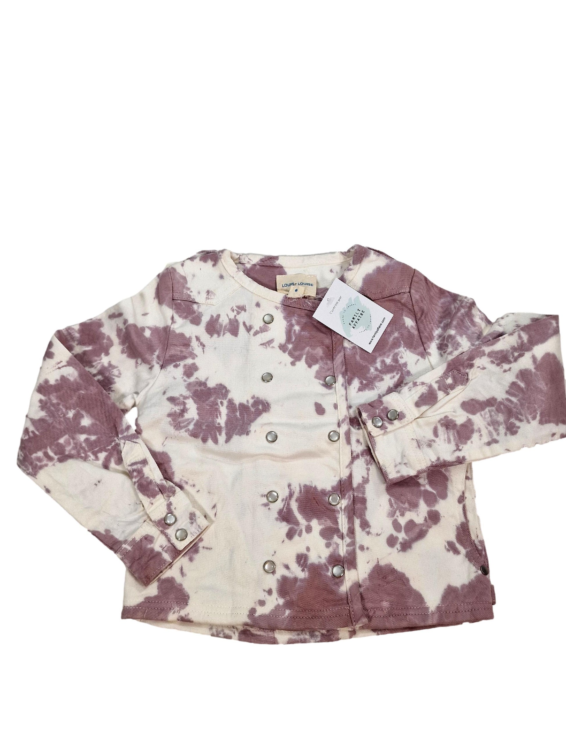 LOUIS LOUISE outlet veste outlet mauve 6 ans