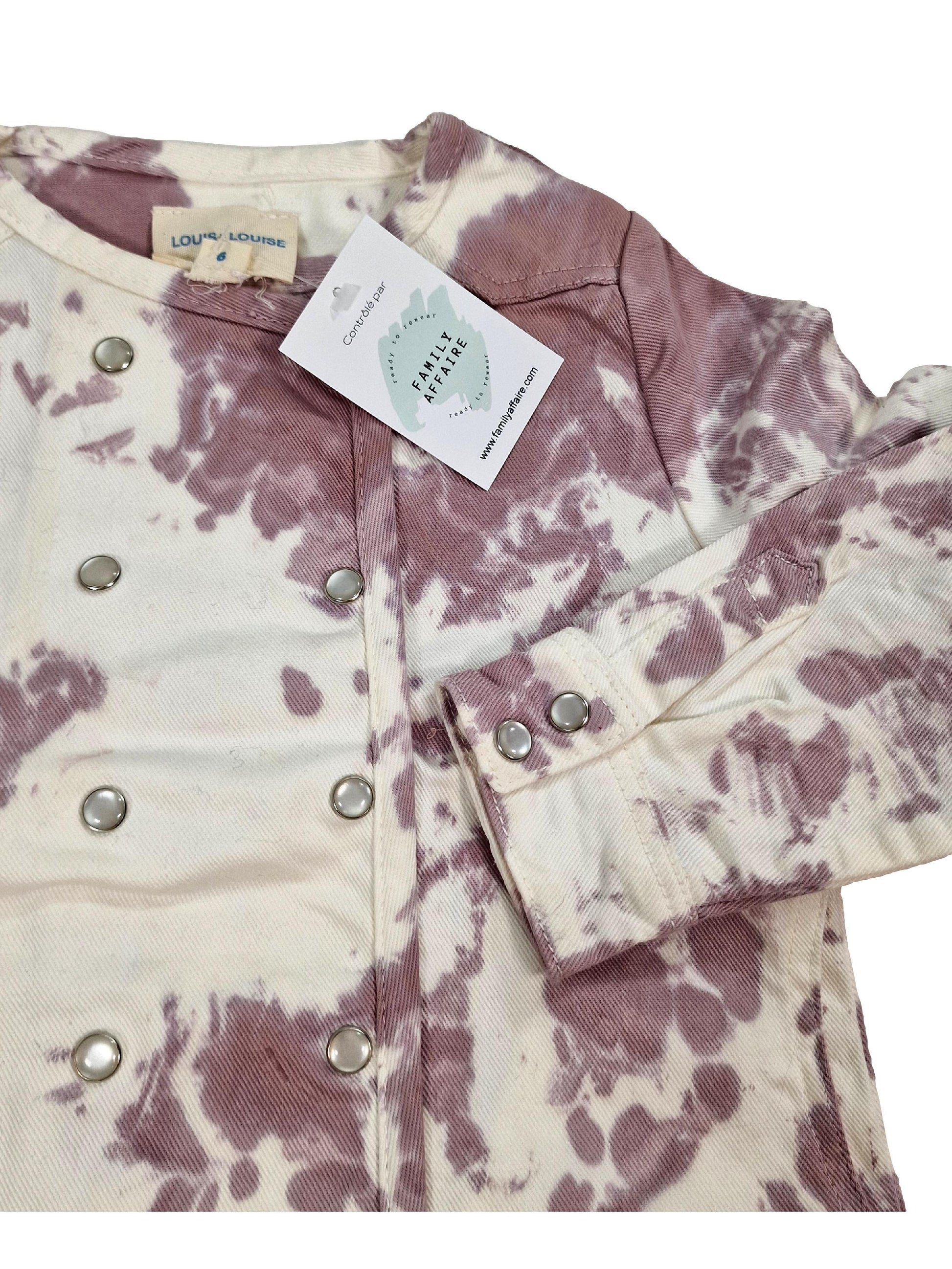 LOUIS LOUISE outlet veste outlet mauve 6 ans