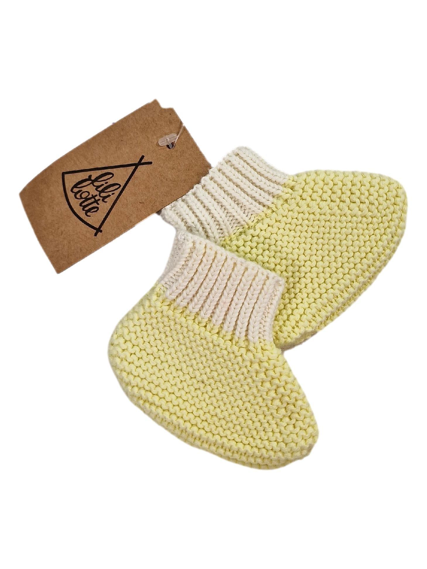 LILILOTTE outlet chausson jaune 0/6m