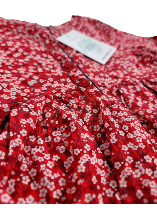 JACADI 4 ans blouse 100% coton à fleurs