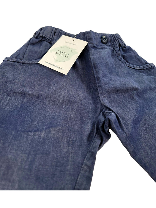 JACADI 12 mois pantalon coton bleu