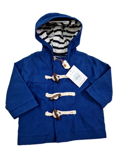 GAP 6/12m neuf imper bleu type duffle coat