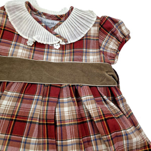 AMAIA outlet robe tartan 2 et 3 ans