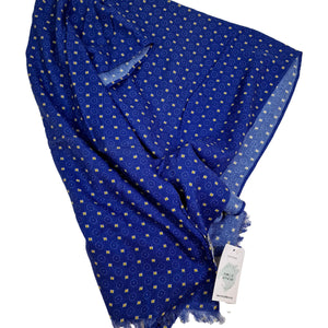 BONPOINT foulard bleu et jaune