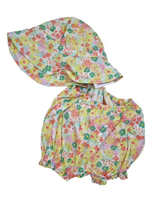 PETIT BATEAU3m set bob+bloomer