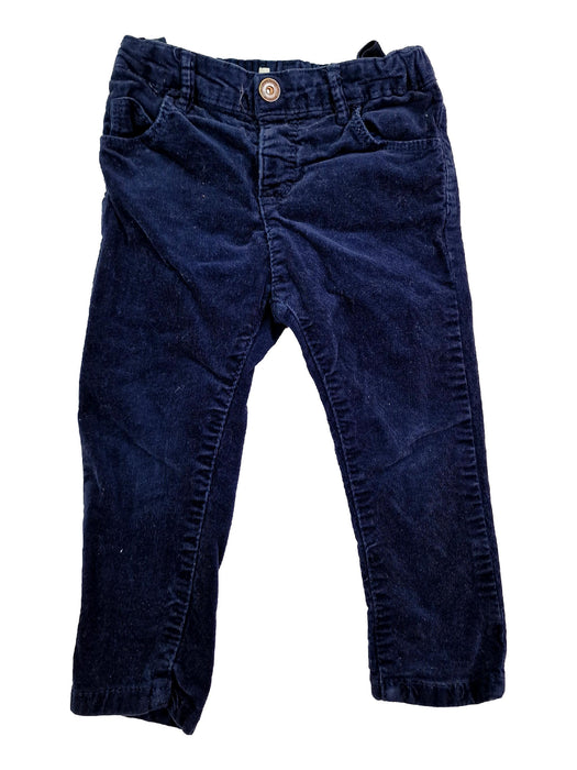 ZARA 12/18m pantalon velours marine