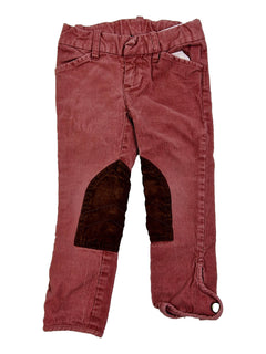 RALPH LAUREN 3 ans pantalon velours rose