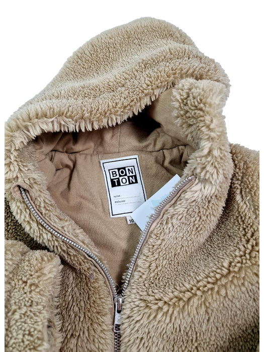 BONTON 10 ans manteau sherpa