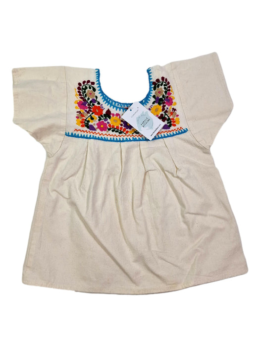 BAHIA 6/8 ans blouse motif brodée