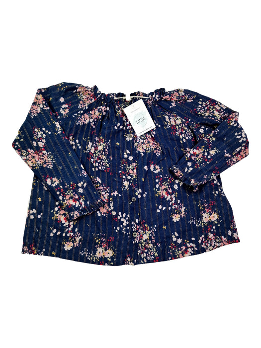 BONTON 6 ans blouse fleurs motif