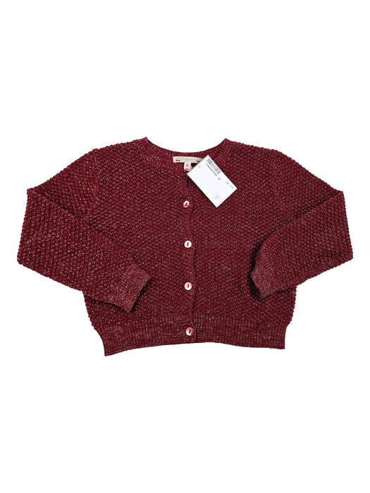 BONPOINT 6 ans gilet bordeaux