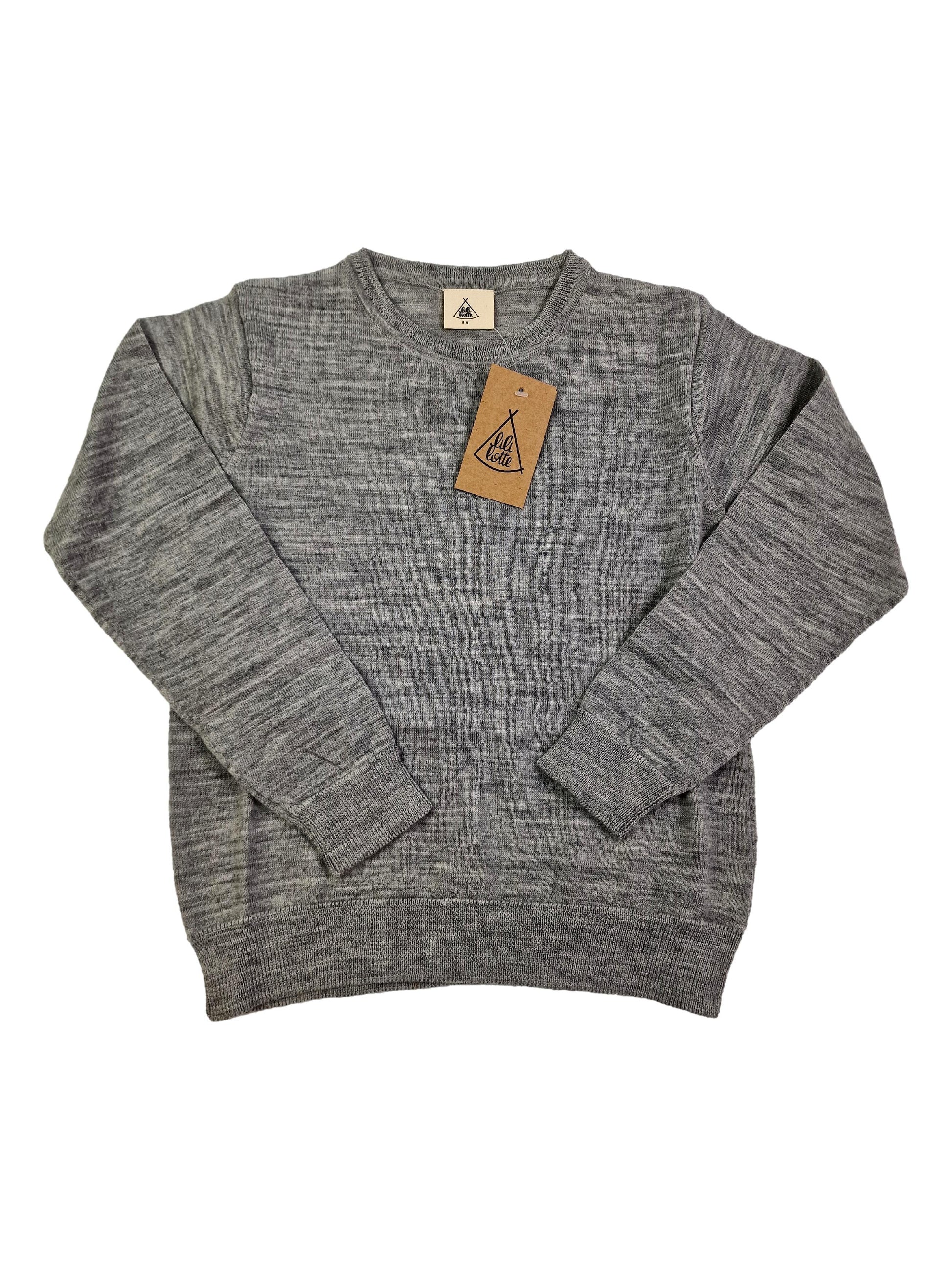 LILILOTTE outlet 8 ans pull gris