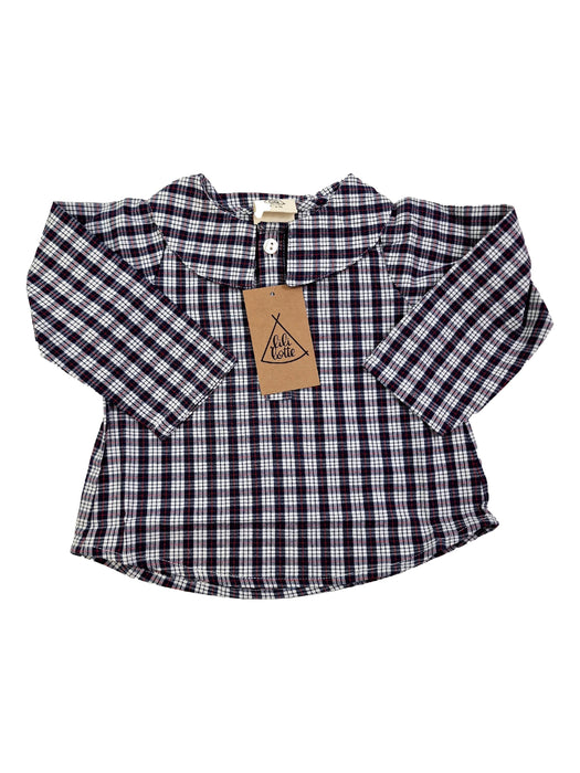 LILILOTTE outlet 3/6m et 6/9m blouse carreaux