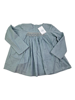 Blouse 8 ans smock verte