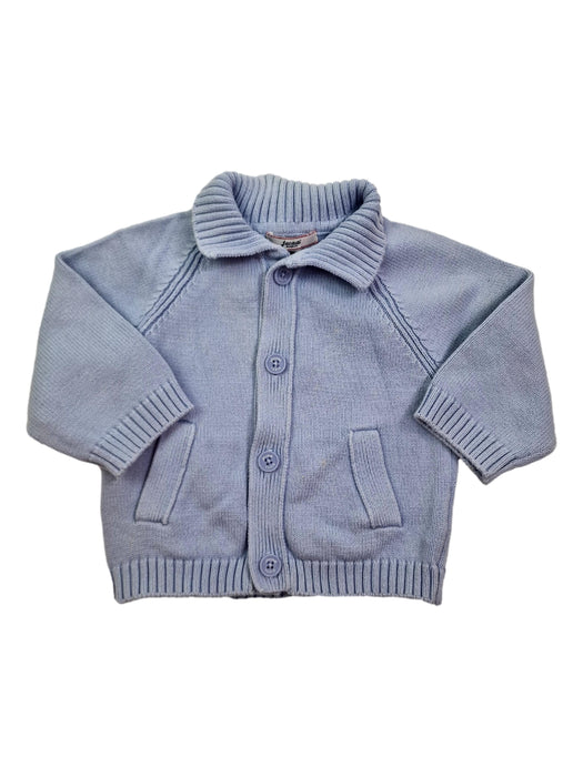 JACADI 12m gilet bleu ciel