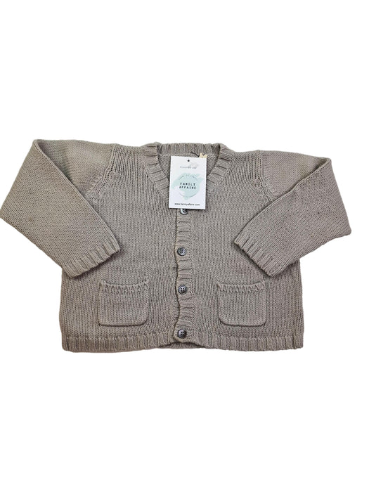 BONTON 2 ans gilet gris pale