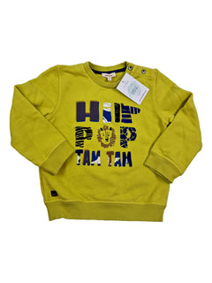 CATIMINI 3 ans sweat jaune vert