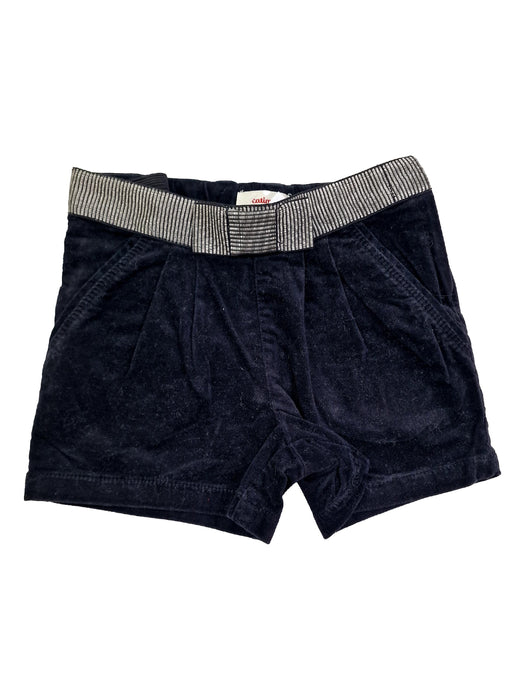 CATIMINI 4 ans short velours noir