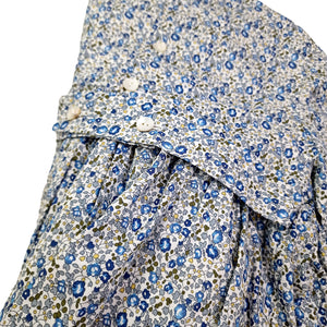 AMAIA 6 ans outlet robe smock liberty bleu