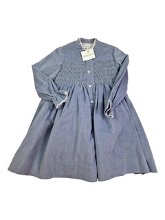 AMAIA outlet 4 ans robe velours bleu