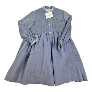 AMAIA outlet 4 ans robe velours bleu