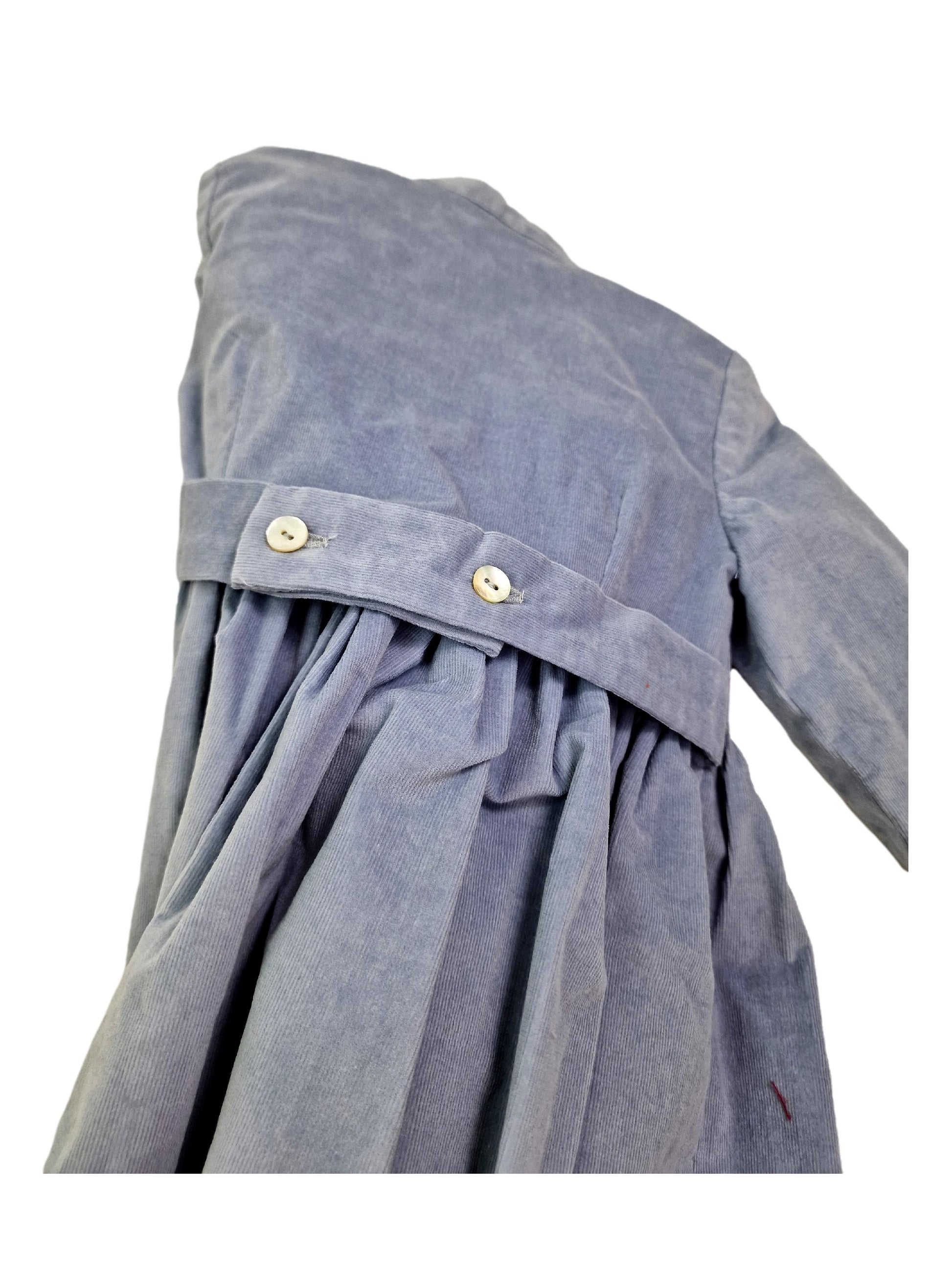 AMAIA outlet 4 ans robe velours bleu