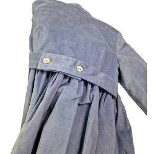 AMAIA outlet 4 ans robe velours bleu