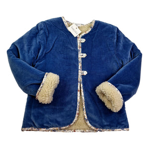 AMAIA outlet 10 ans veste velours et sherpa