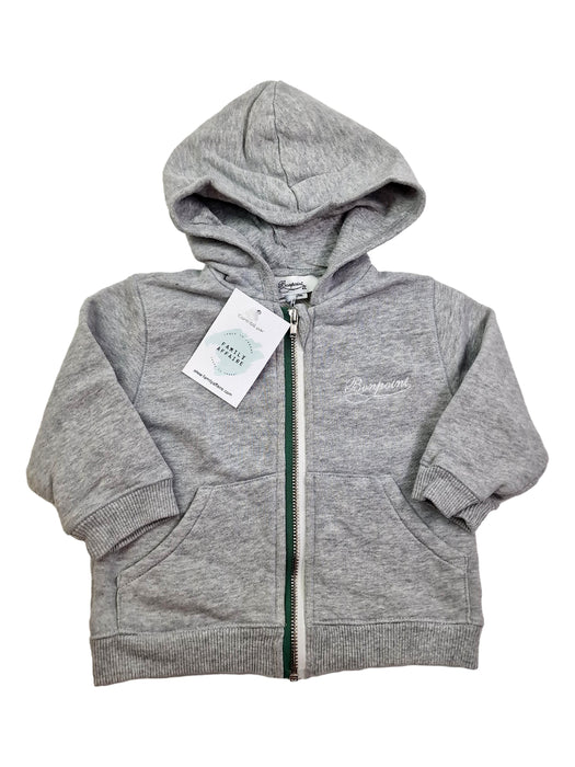 BONPOINT 12m sweat gris zip